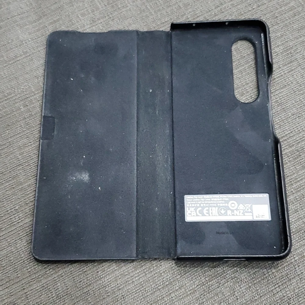 💥50% sale💥Samsung Leather Flip Cover Galaxy Z Fold 5G case #1076
